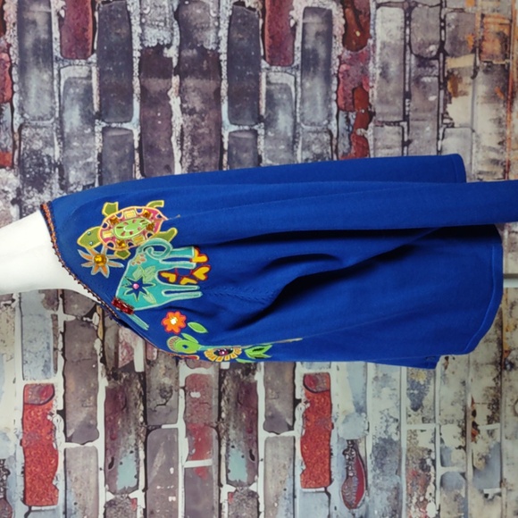 Arriviste "Fanciful" Applique/Beaded Cardigan Sweater - Picture 5 of 10